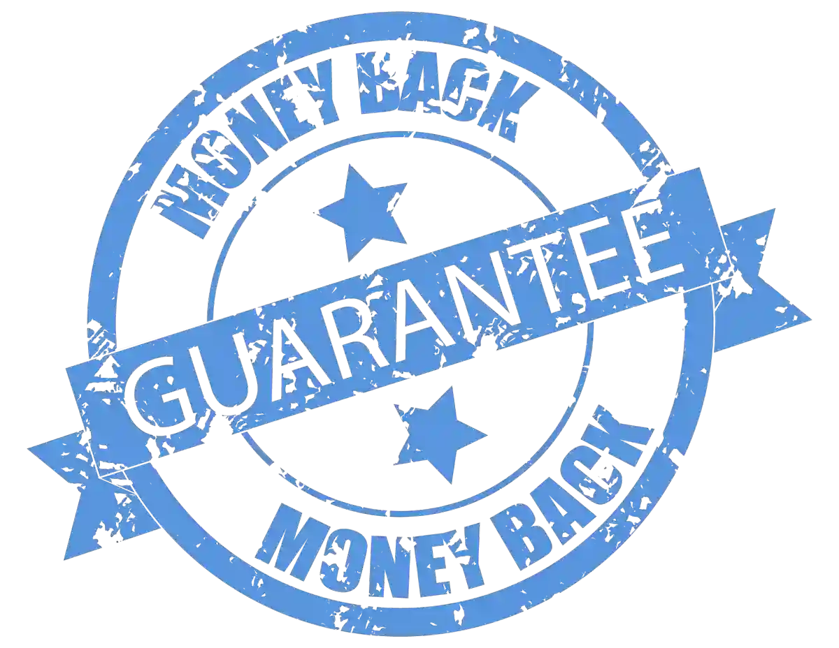 GlucoControl 180-day money-back guarantee badge